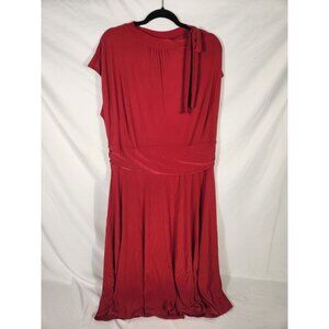 NWT Loved Squared Womens Plus Dress Lipstick Red Pin-up Retro Valentines 2X